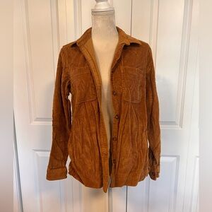 L.L. Bean Tan Corduroy Shirt